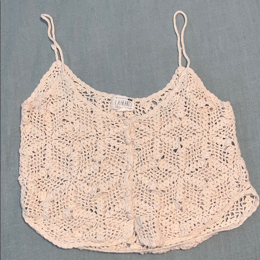 Crochet tank top